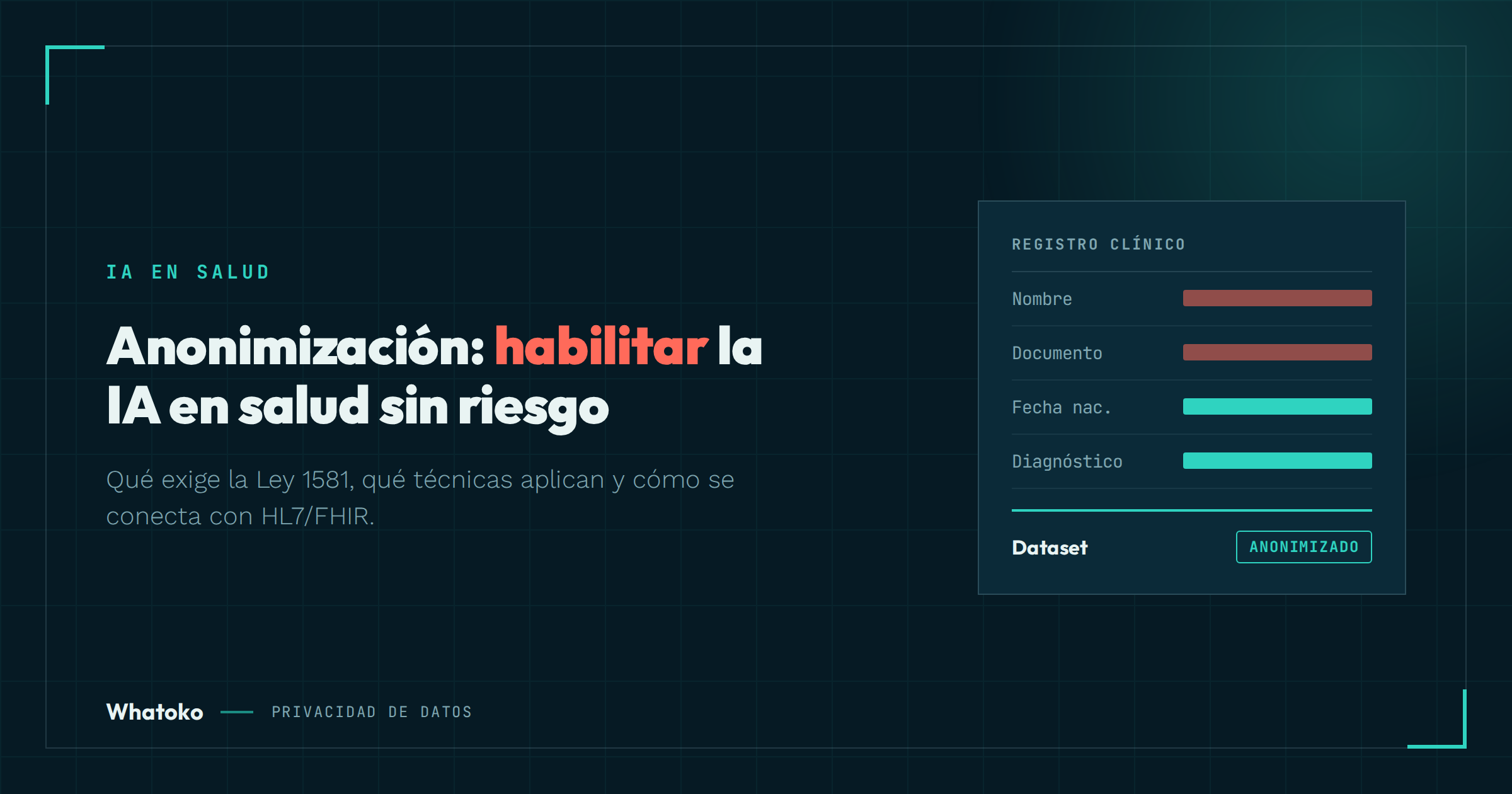 Anonimización de datos médicos: cómo habilitar la IA en salud